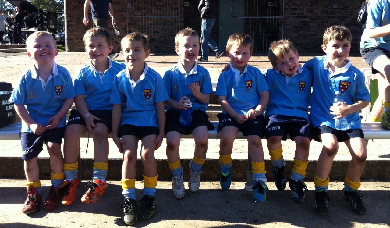 Minis players enjoying game day